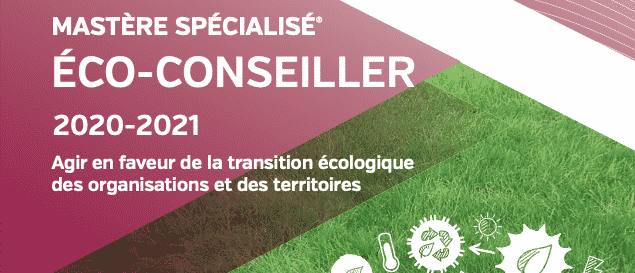 La nouvelle plaquette du Mastère Spécialisé® éco-conseiller est en ligne !