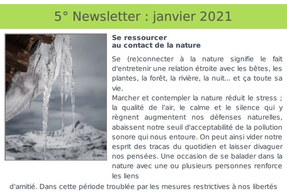 La 5° newsletter d’ECO-Conseil est sortie !
