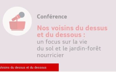 Nos voisins du dessus et du dessous : conférence