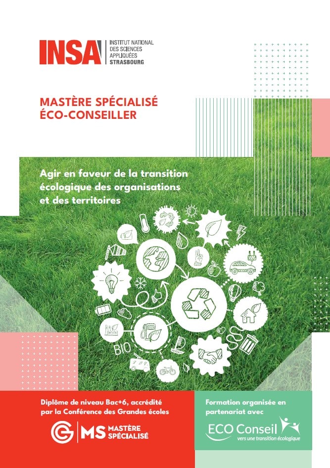 Plaquette du Mastère Spécialisé® Éco-conseiller