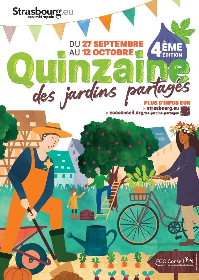 Affiche_QJPA2025 Affiche de la Quinzaine des jardins partagés 2025